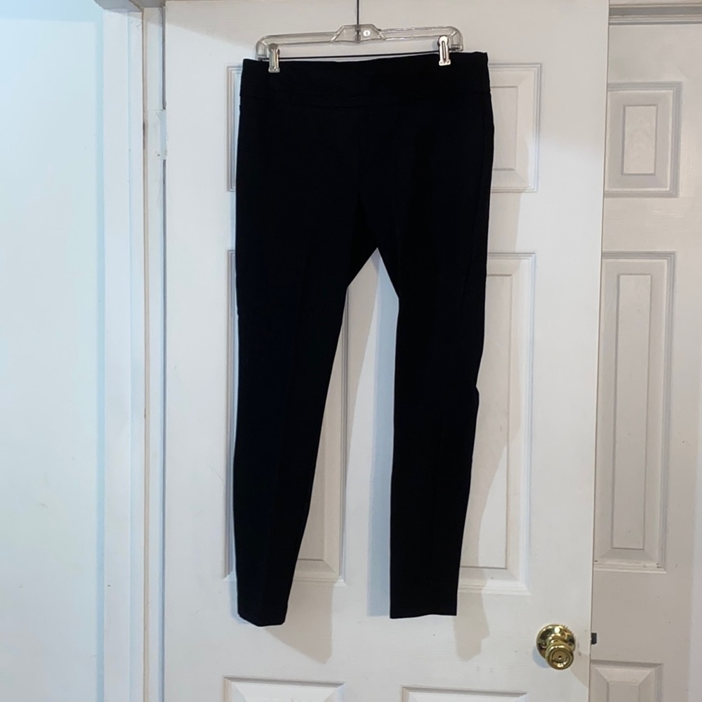 Navy Blue/Almost Black Pin Stripe Jeggings - Size 12